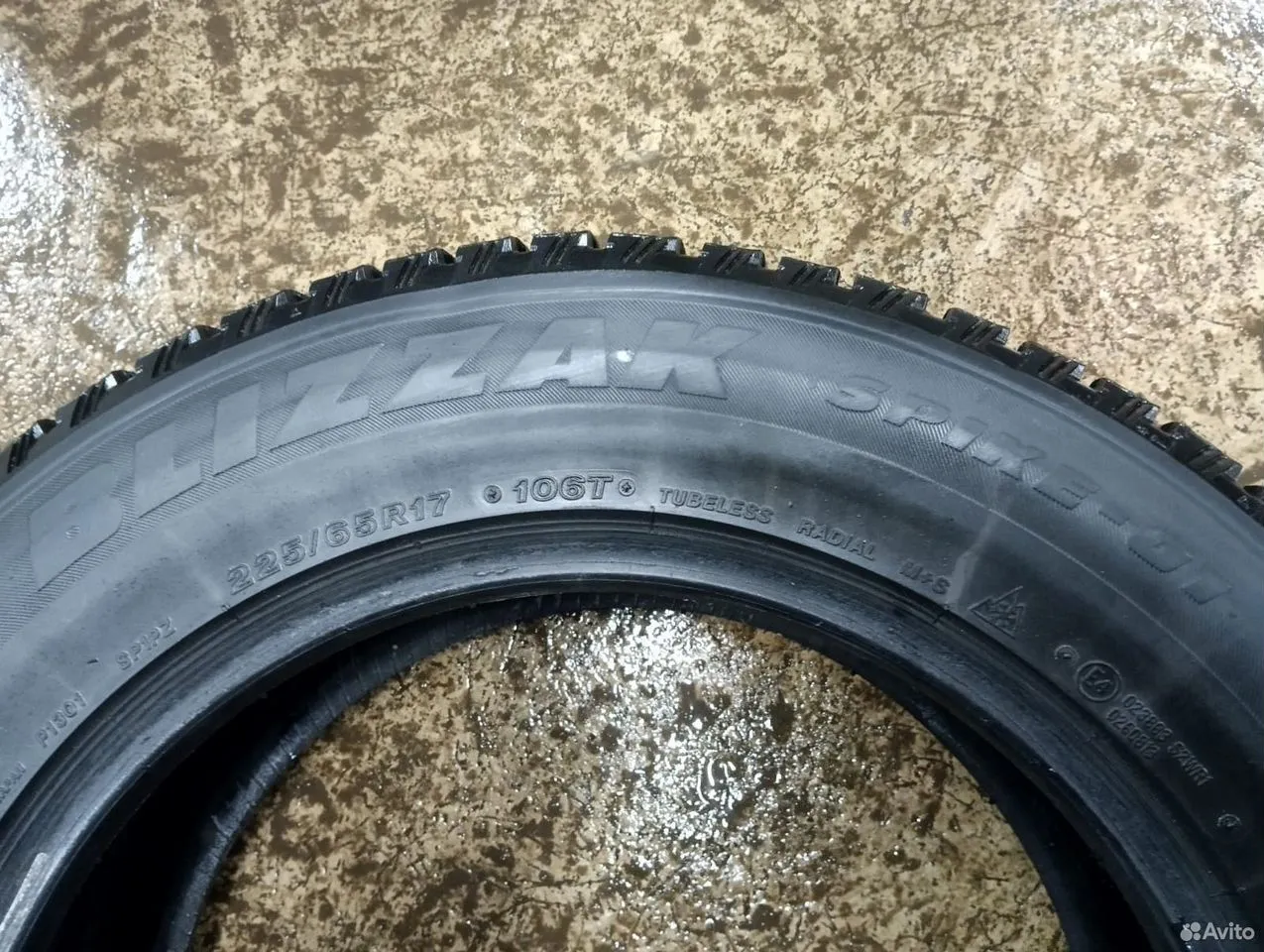 Bridgestone Blizzak Spike-01 225/65 R17 106T, фото 7