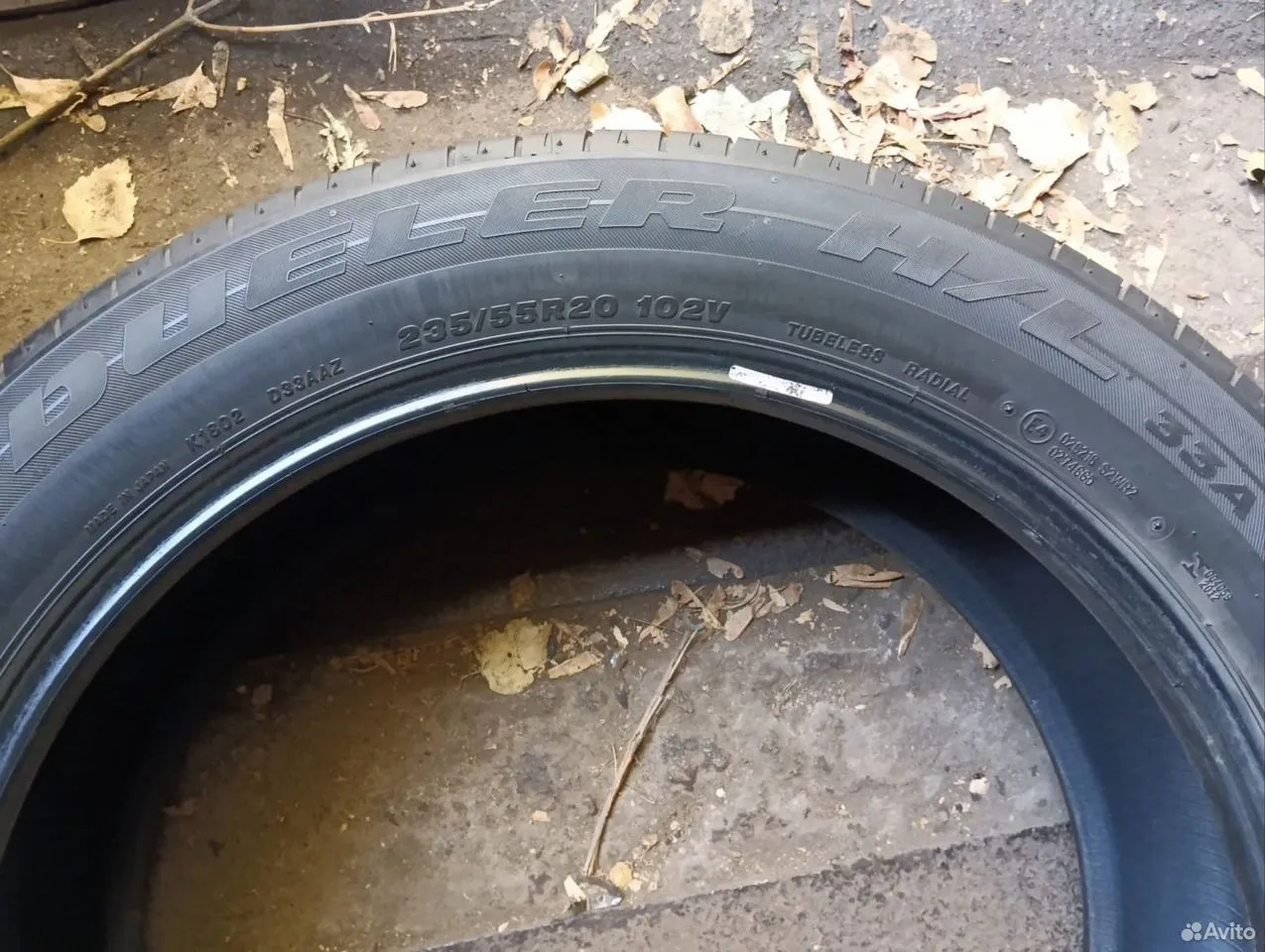 Bridgestone Dueler H/L 33A 235/55 R20 102V, фото 7