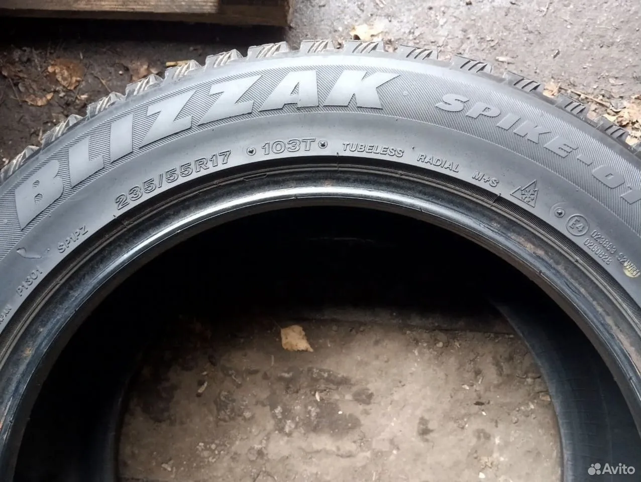 Bridgestone Blizzak Spike-01 235/55 R17 103T, фото 6