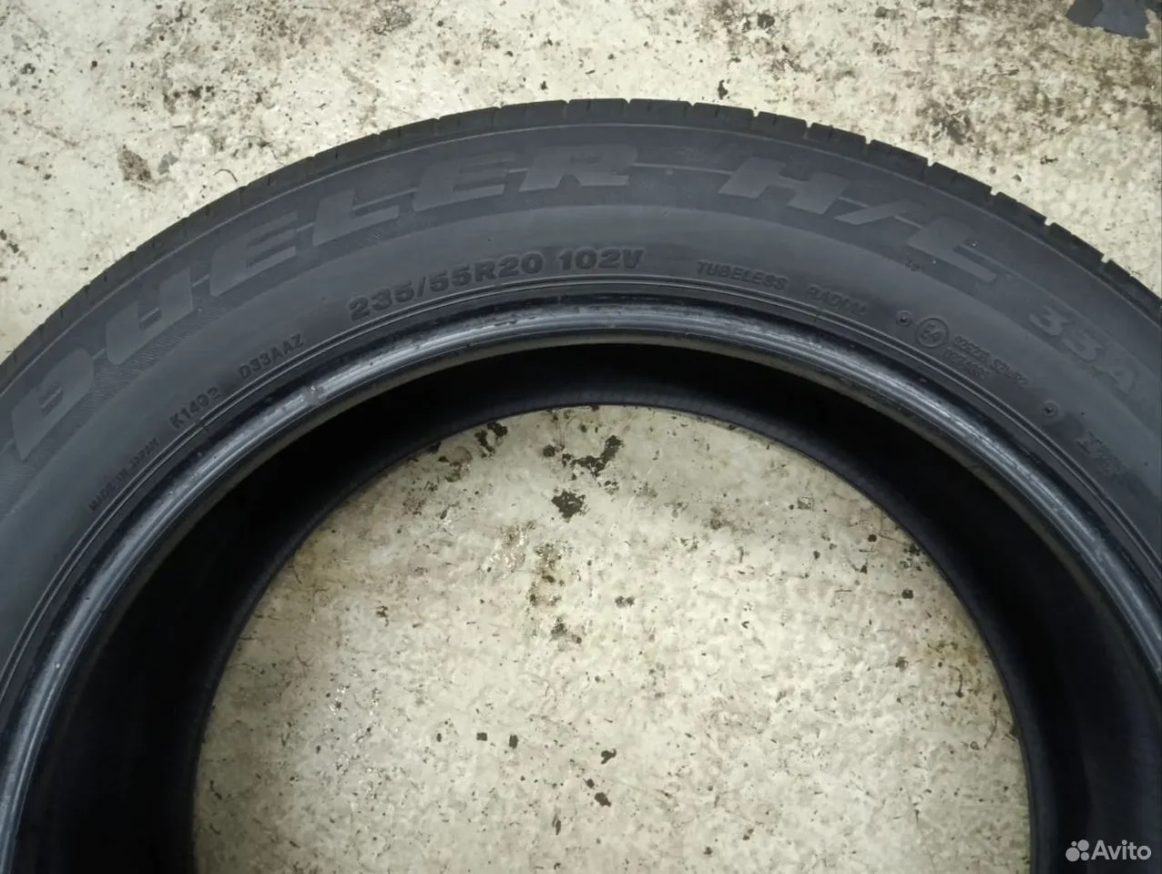 Bridgestone Dueler H/L 33A 235/55 R20 102V, фото 7
