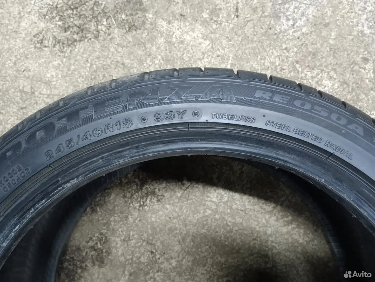 Bridgestone Potenza RE 050A l 245/40 R18 93Y, фото 4