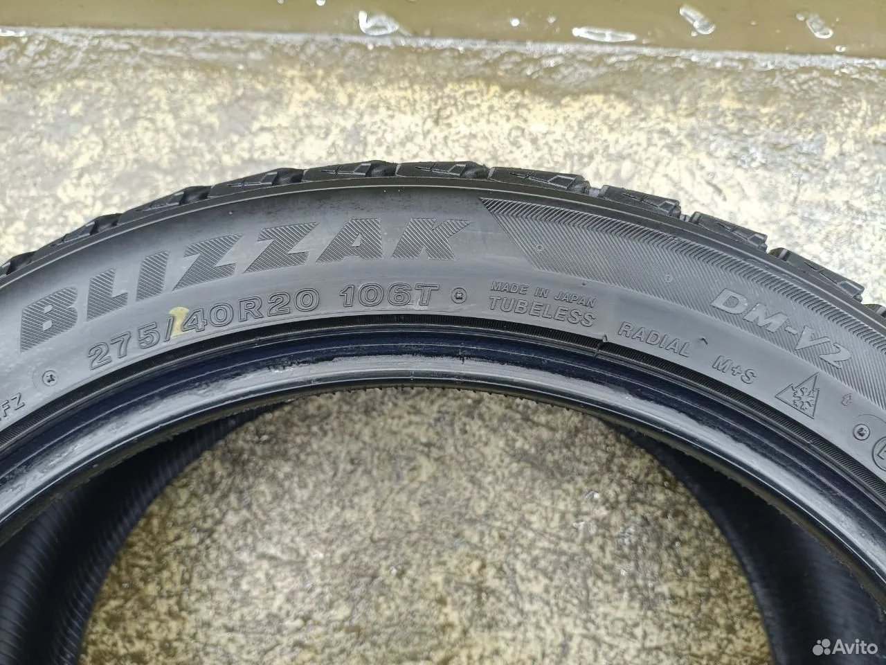 Bridgestone Blizzak DM-V2 275/40 R20 106T, фото 4