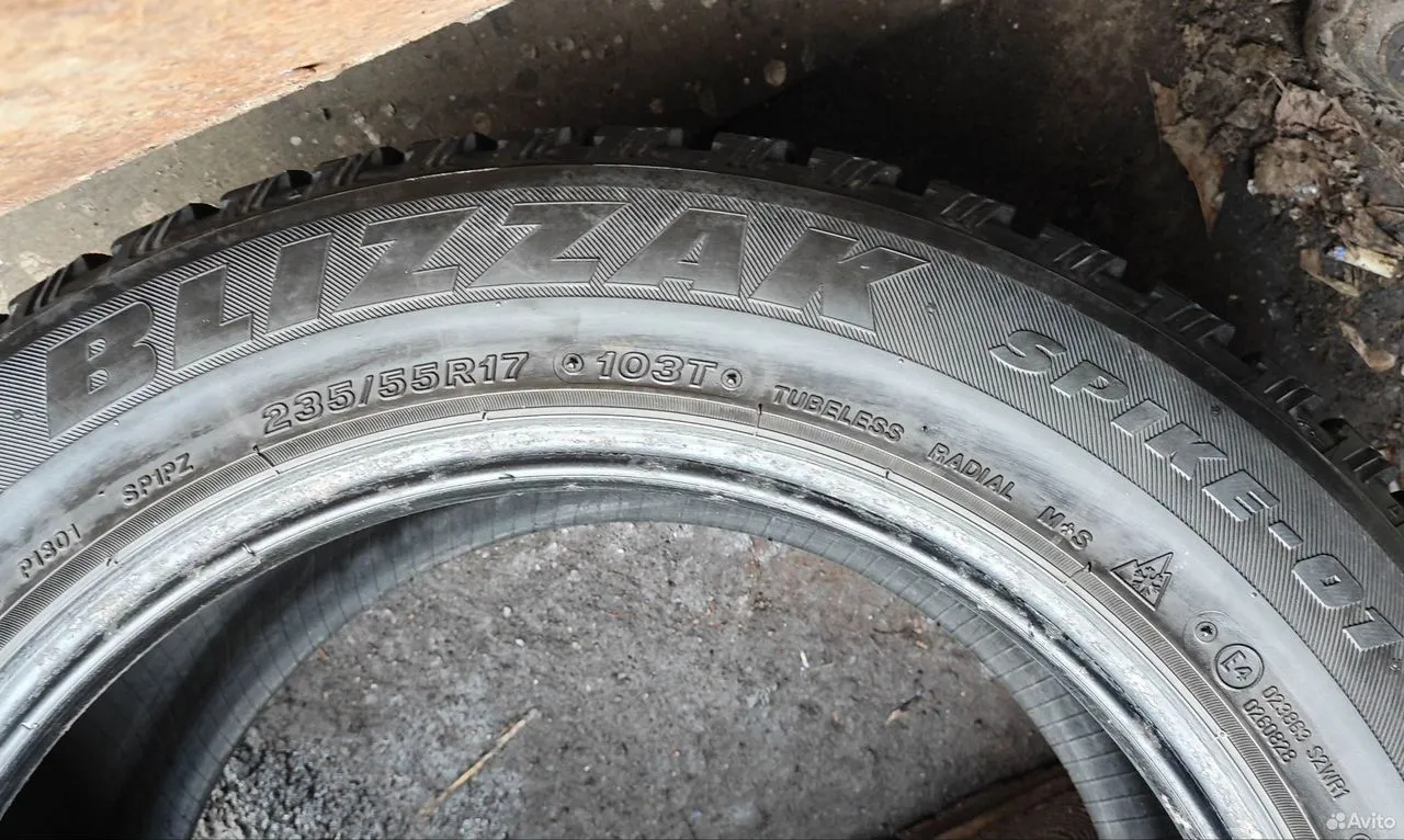 Bridgestone Blizzak Spike-01 235/55 R17 103T, фото 7