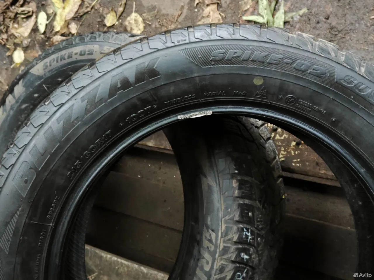 Bridgestone Blizzak Spike-02 215/60 R17 100T, фото 5