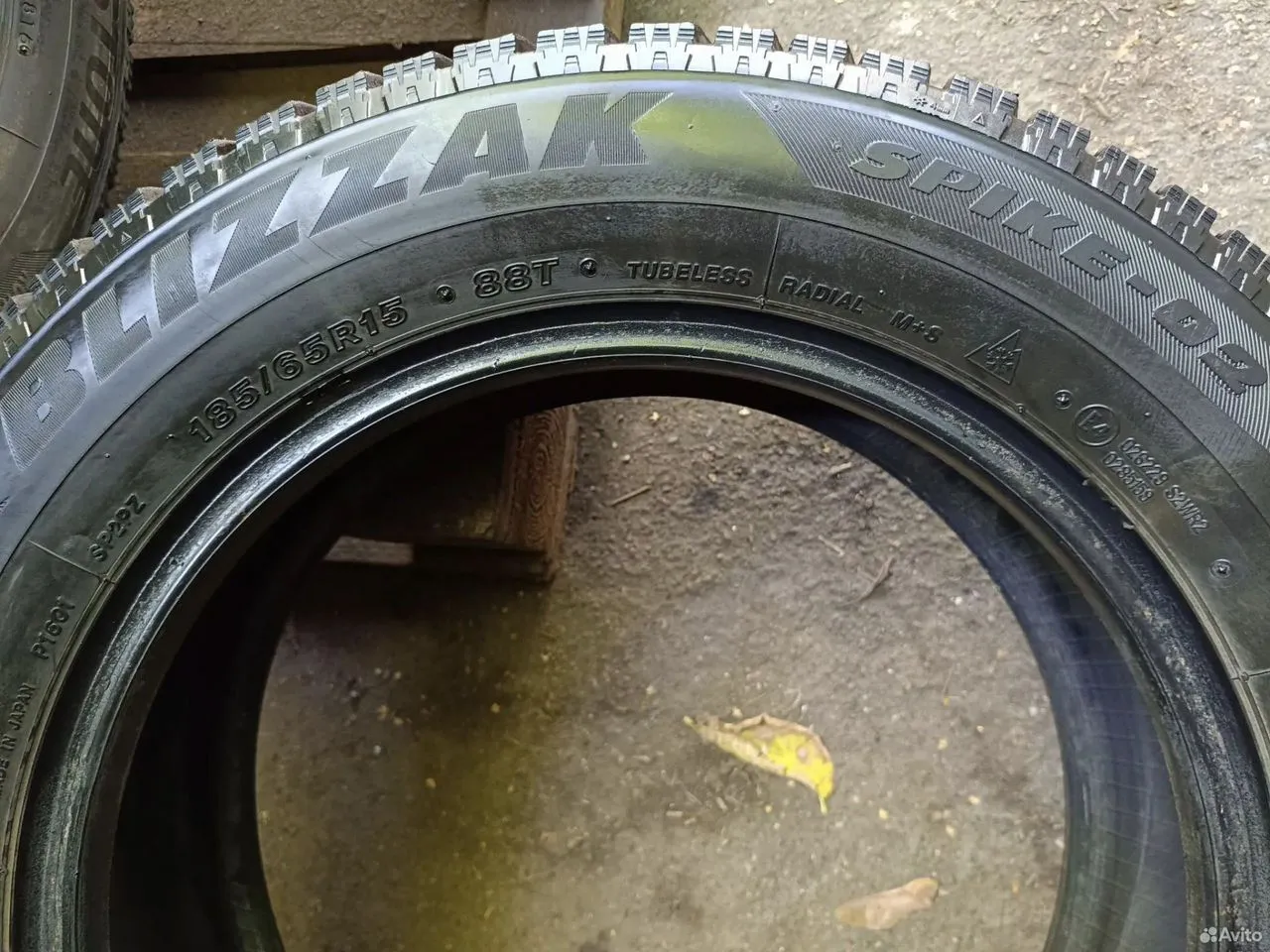 Bridgestone Blizzak Spike-02 185/65 R15 88T, фото 7
