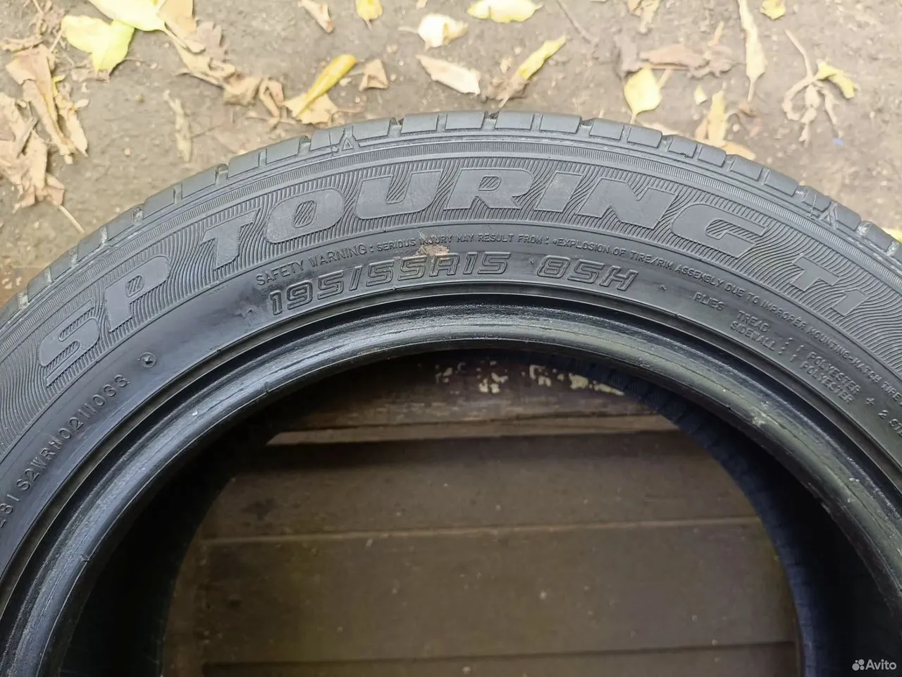 Dunlop SP Touring T1 195/55 R15 85H, фото 6